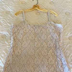 White House black market lace tank size XL